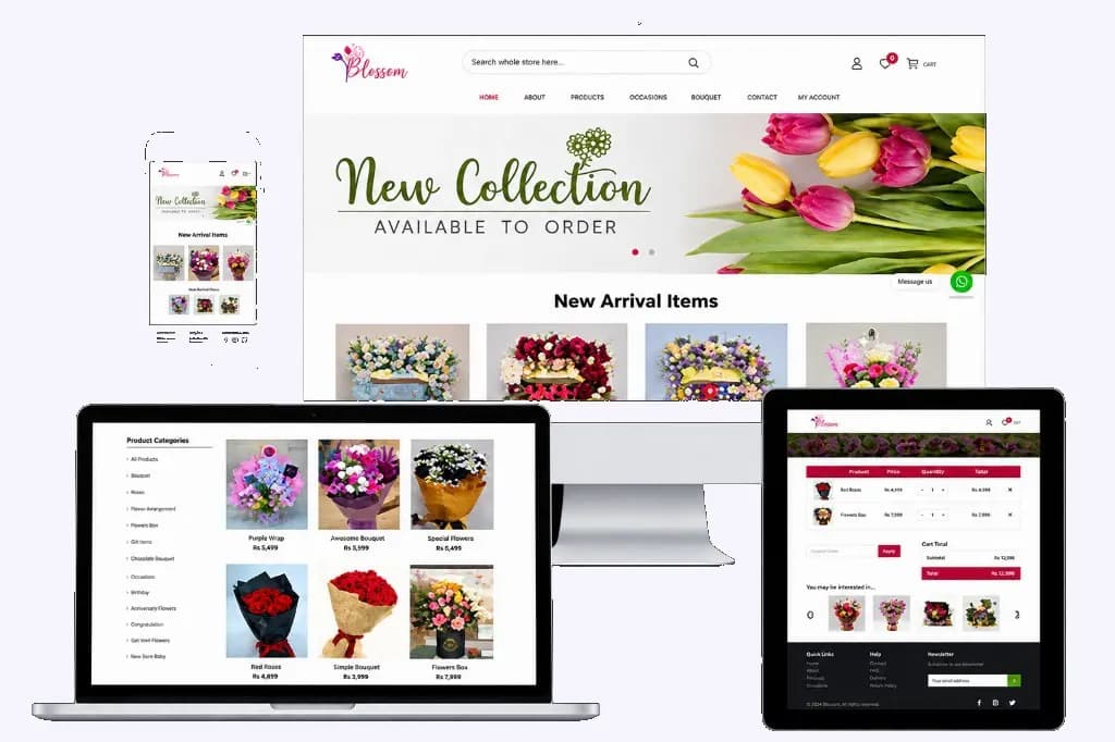 Flowers & Gift Pack Portal